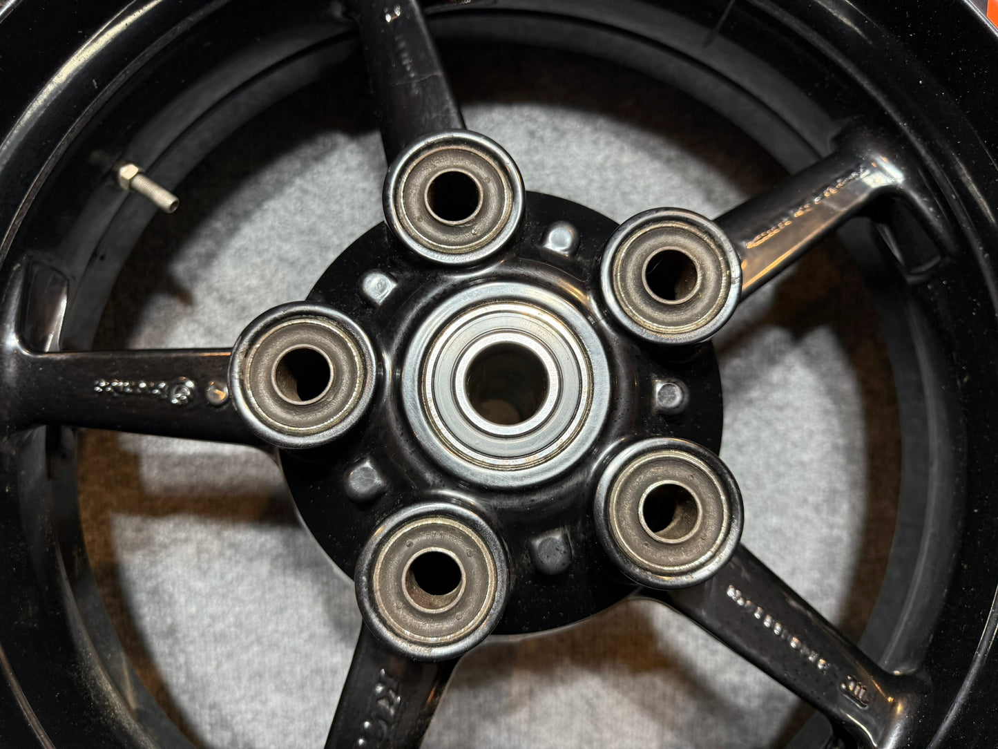 6101000114430 KTM 990 Brembo Marchesini Rear Wheel & Tire Black