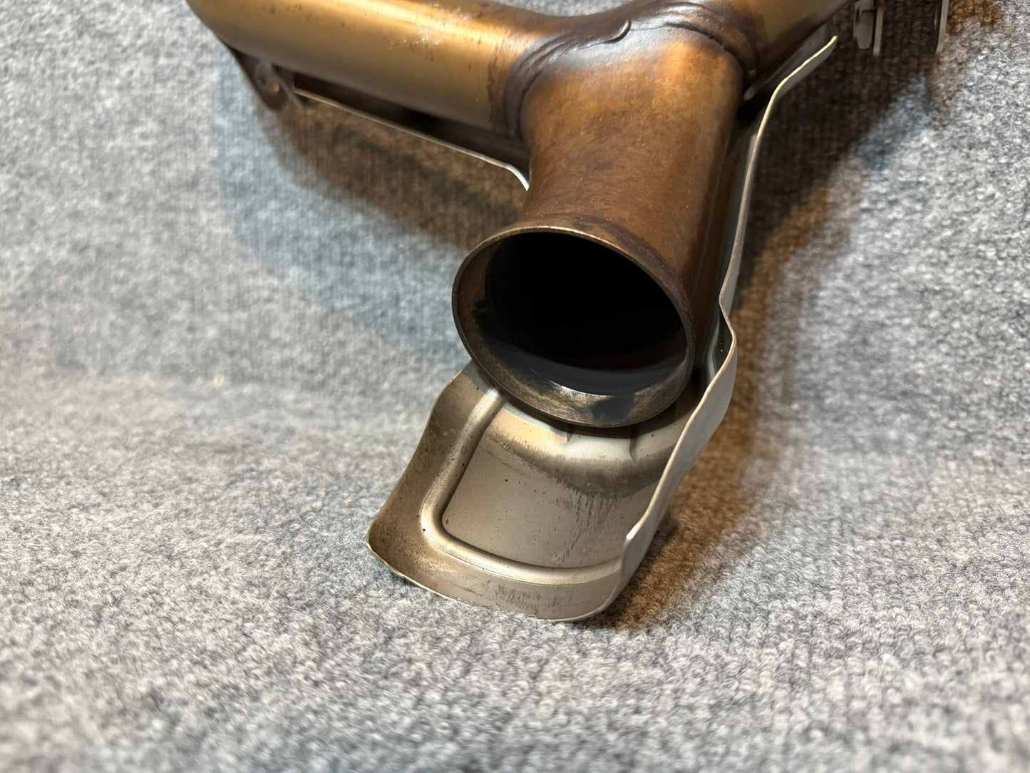 62505048100 KTM 990 Exhaust Y Pipe and Heat Shield
