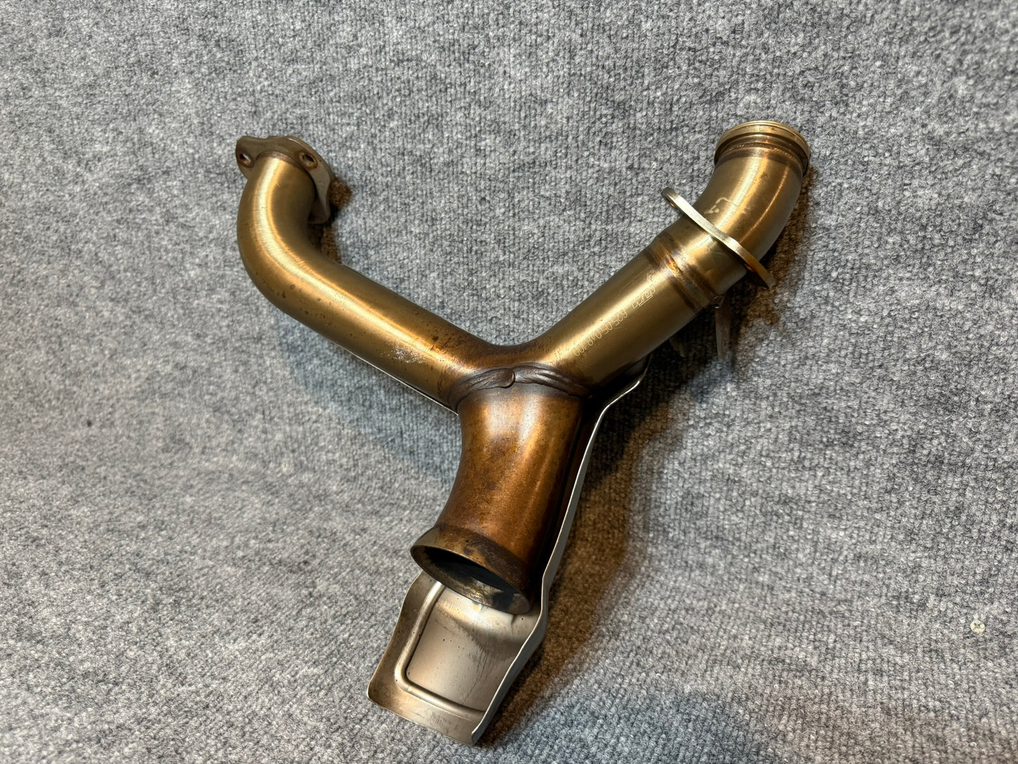 62505048100 KTM 990 Exhaust Y Pipe and Heat Shield