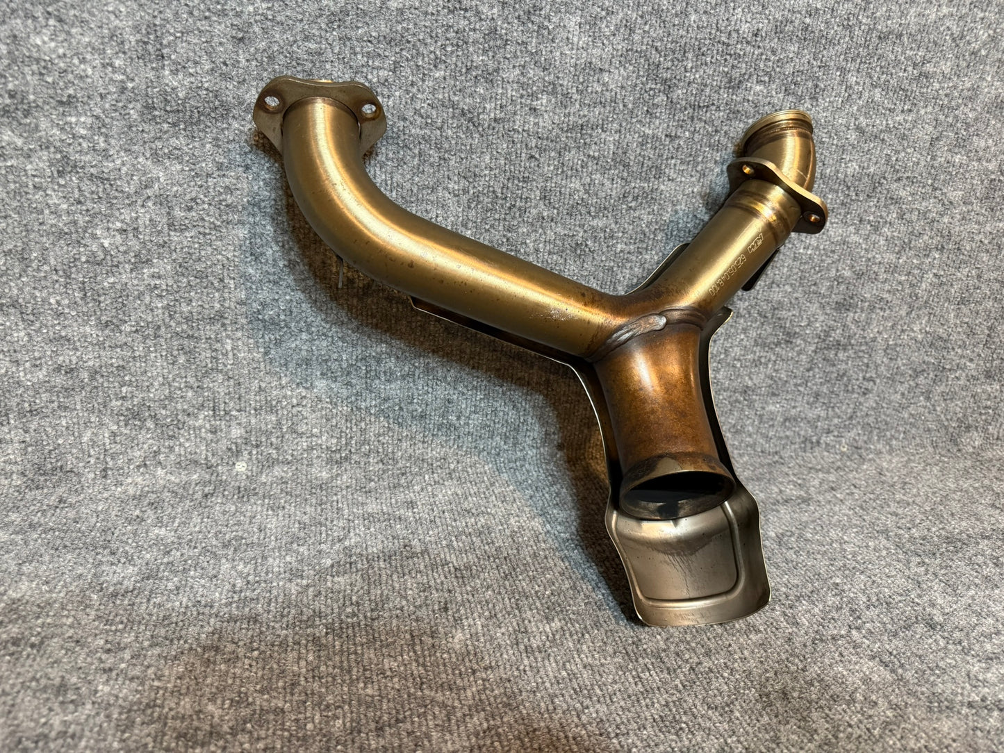 62505048100 KTM 990 Exhaust Y Pipe and Heat Shield