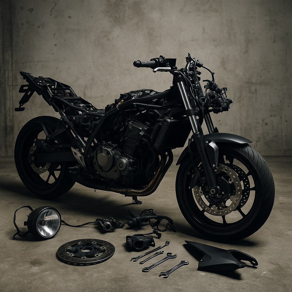 Yamaha MT-09 Teardown