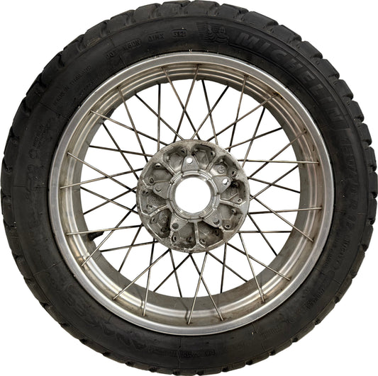 BMW R 1200 GS rear cross-spoke wheel, 4.00x17, with Michelin Anakee Adventure tire
