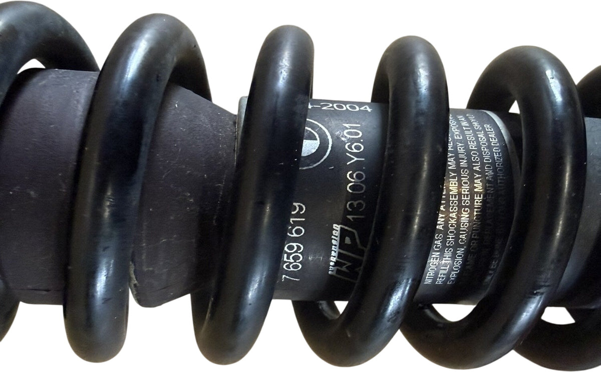 BMW front Telelever strut manufacturer label 7659619
