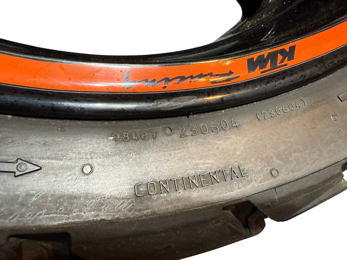 KTM 990 rear wheel and tire 6101000114430, additional view 6