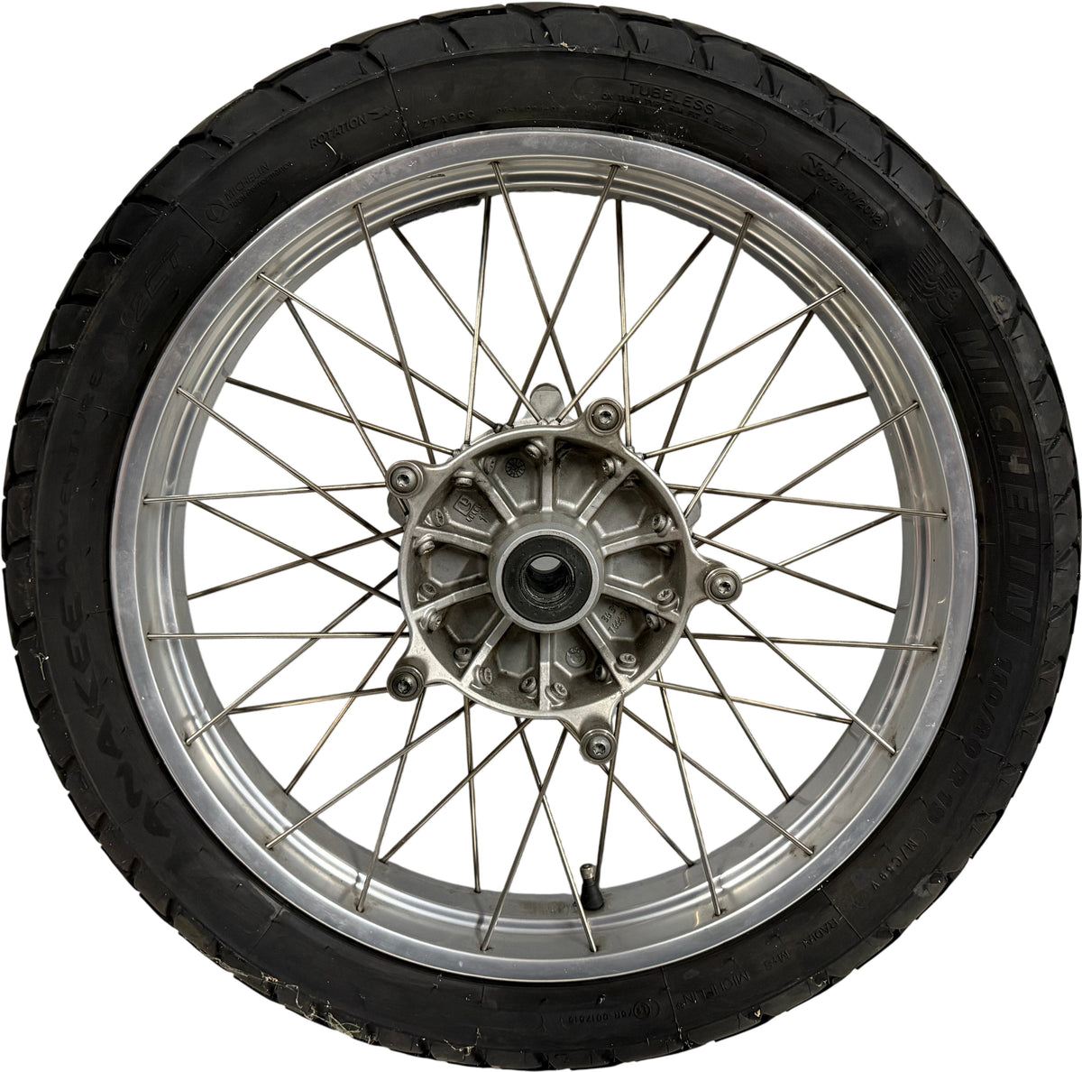 BMW R 1200 GS front cross-spoke wheel, opposite side