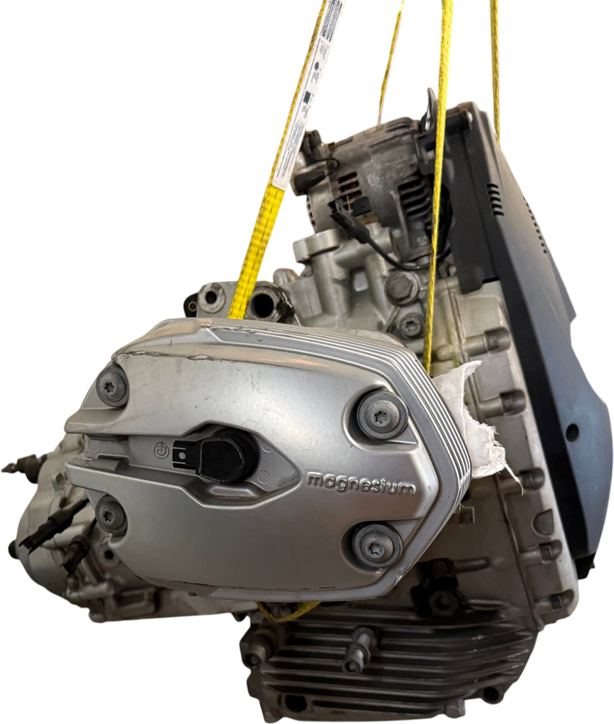 BMW R 1200 GS engine side view with 6-speed gearbox attached