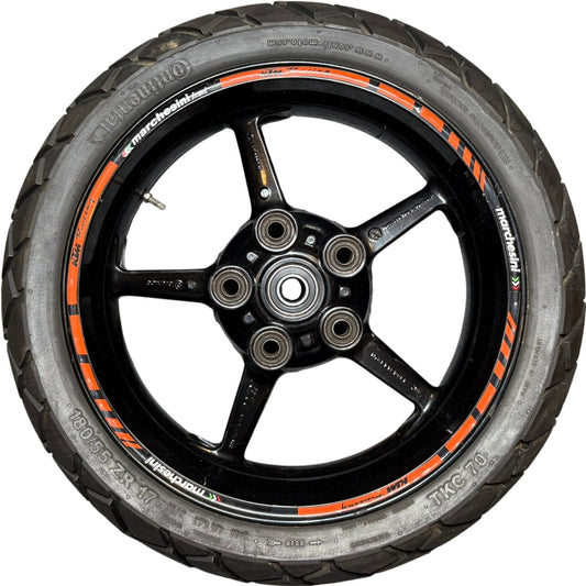 KTM 990 rear wheel and tire, OEM part 6101000114430, main product photo